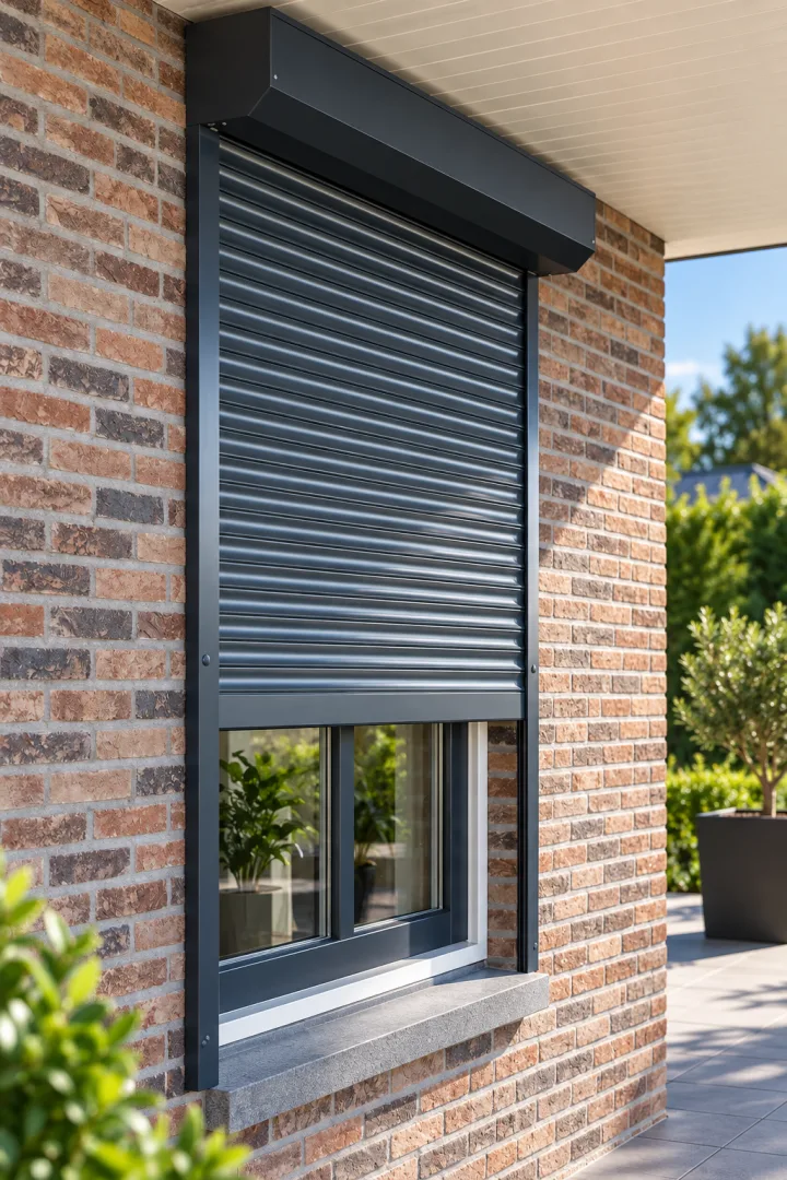 Rollladen an einem Fenster